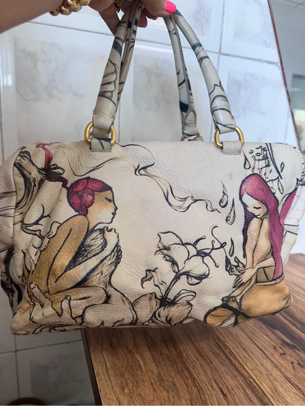 Prada fairy 2008 bag bowler vintage awesome. Museum piece. - Picture 3 of 16